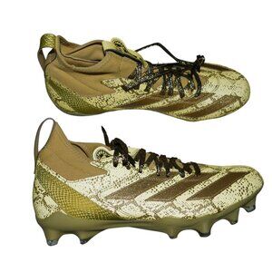 RARE Adidas x Disney Jafar Adizero Impact Football Cleats Men's Size 18 Gold NWT